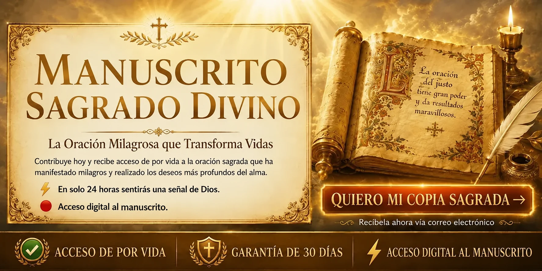 Oración Divina: contenido digital y garantía de 30 días